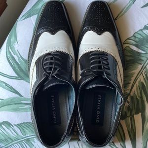 Men’s black & white shoes